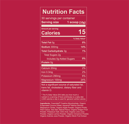 Creatine Cactus Water